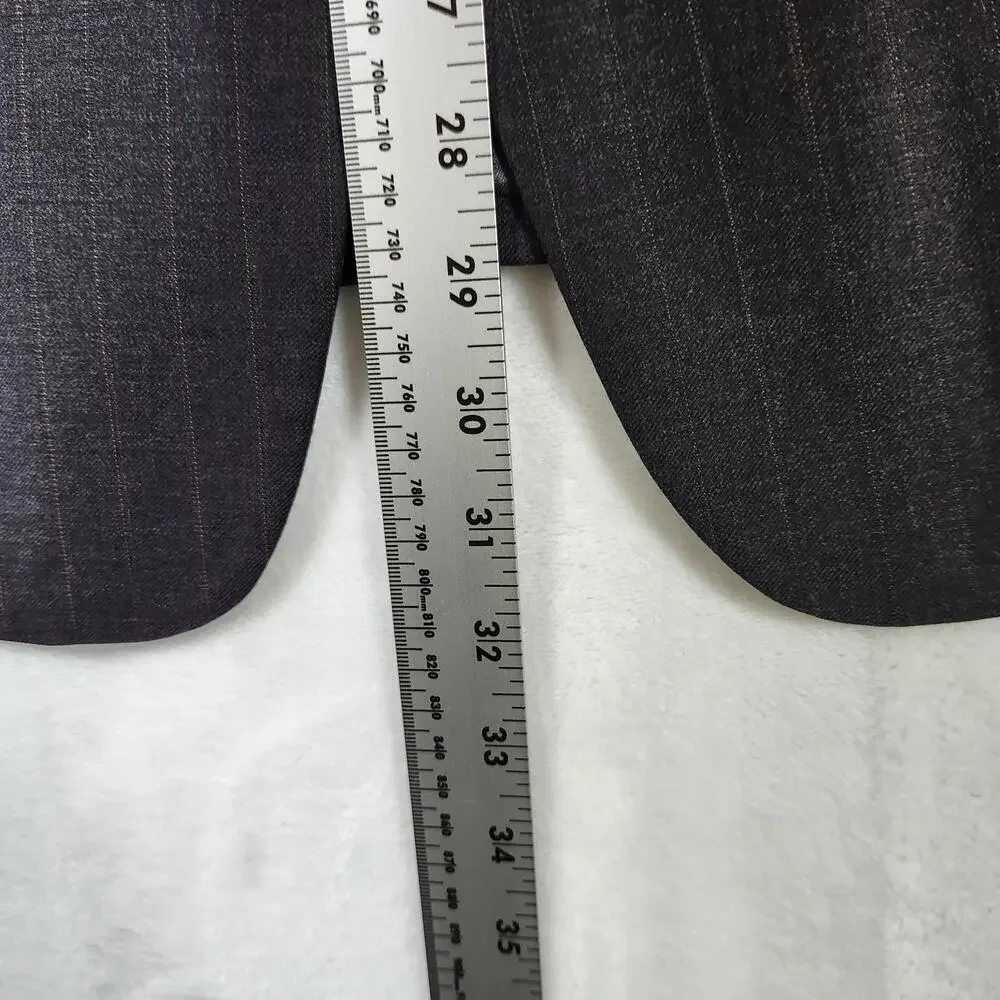 Nautica 42S Wool Blazer Brown Pinstripe 2 Button Sport Coat Jacket‎ W36 Colombia